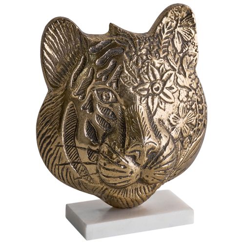 Accessoire Décoratif Tigre Brova Métal Doré