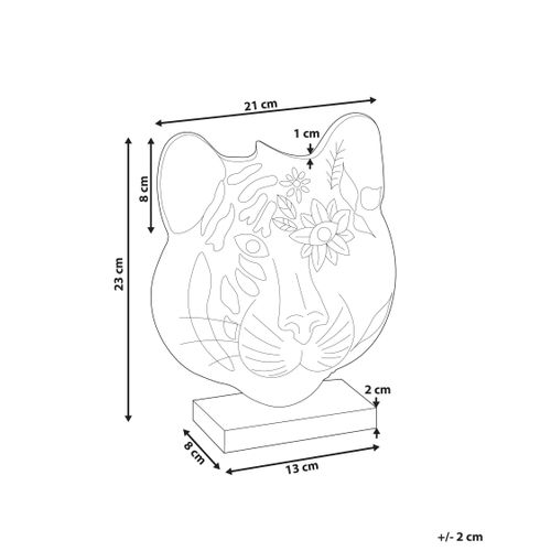 Accessoire Décoratif Tigre Brova Métal Doré