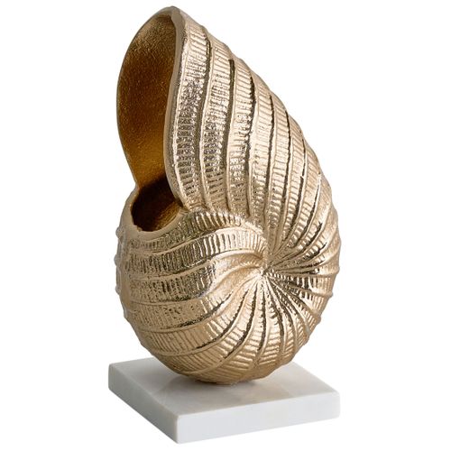 Accessoire Décoratif Coquillage Tulje Métal Doré