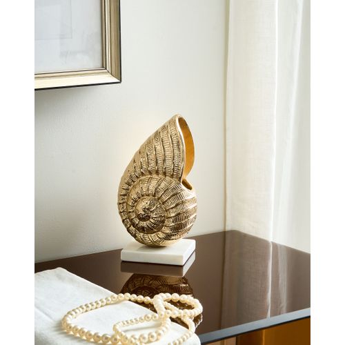 Accessoire Décoratif Coquillage Tulje Métal Doré