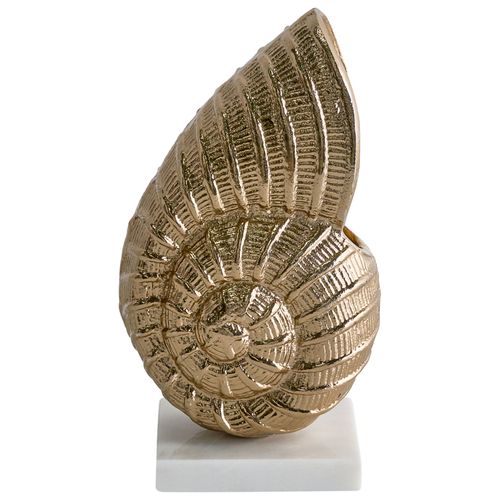 Accessoire Décoratif Coquillage Tulje Métal Doré