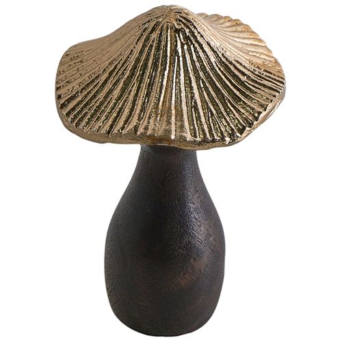 Lot De 2 Figurines Champignon Dubljani Noir/doré