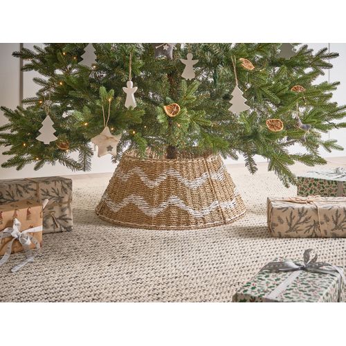 Jupe De Sapin De Noël Hiver Herbier Marin Naturel 51 Cm