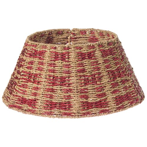 Jupe De Sapin De Noël Neige Herbier Marin Naturel 52 Cm