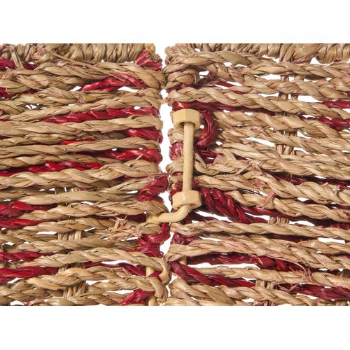 Jupe De Sapin De Noël Neige Herbier Marin Naturel 52 Cm