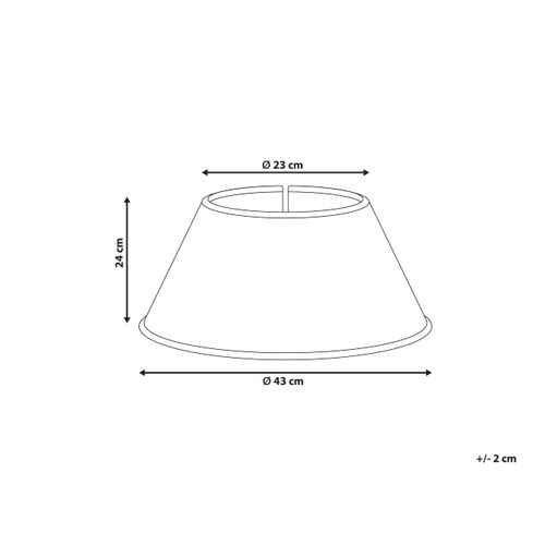 Jupe De Sapin De Noël Hiver Herbier Marin Rouge 43 Cm