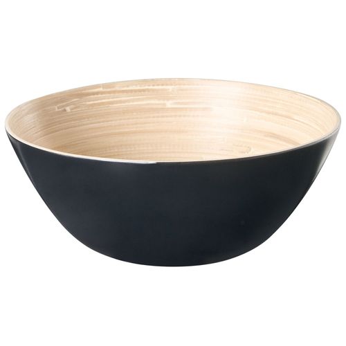 Lot De 3 Bols Décoratifs Bonheur Bambou Noir