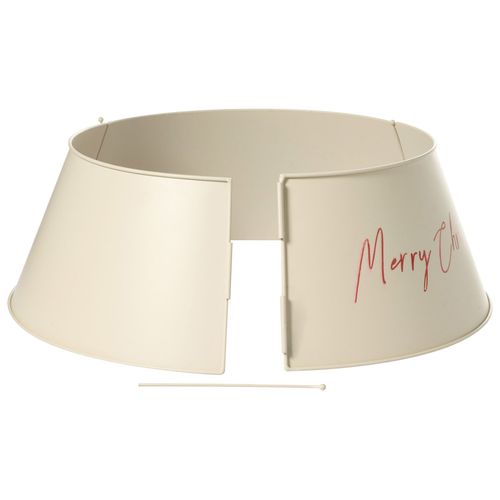 Jupe De Sapin De Noël Imatra Métal Beige 65 Cm