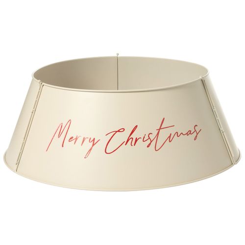 Jupe De Sapin De Noël Imatra Métal Beige 65 Cm