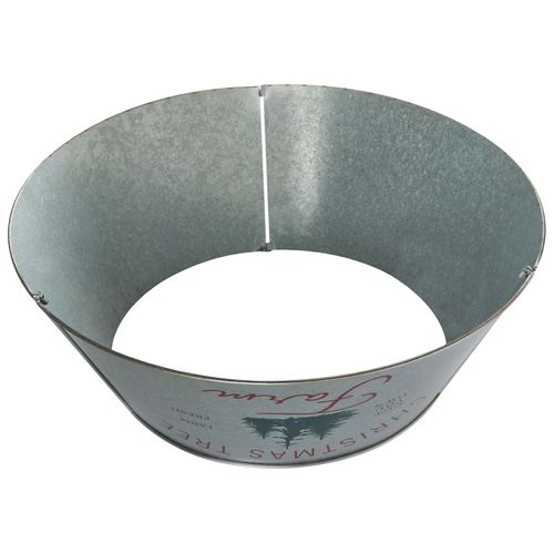 Jupe De Sapin De Noël Rovaniemi Métal Argenté 65 Cm