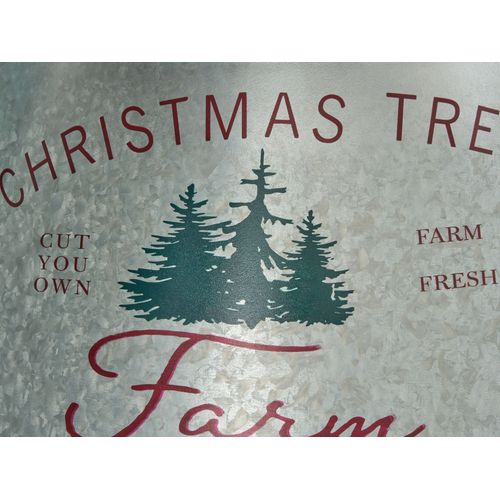 Jupe De Sapin De Noël Rovaniemi Métal Argenté 65 Cm