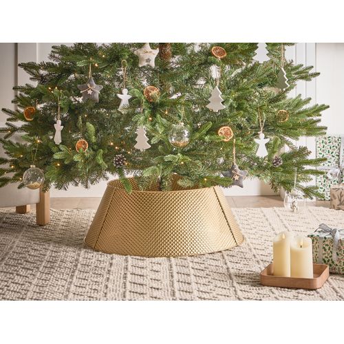Jupe De Sapin De Noël Lapua Métal Doré 64 Cm