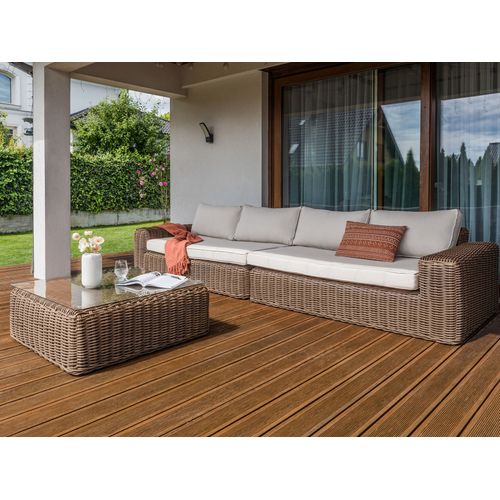 Ensemble De Housses De Coussins D'extérieur Palermo Blanc Cassé