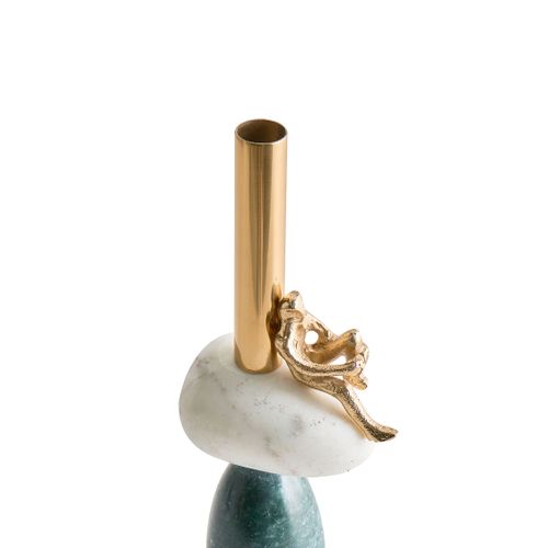 Bougeoir Barice Marbre 34 Cm Multicolore