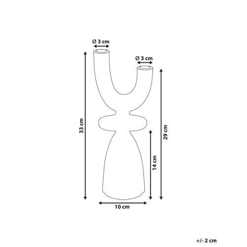 Bougeoir Kradenik Métal 33 Cm Doré