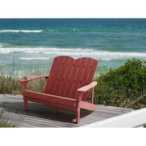 Banc De Jardin Adirondack 125 Cm Rouge