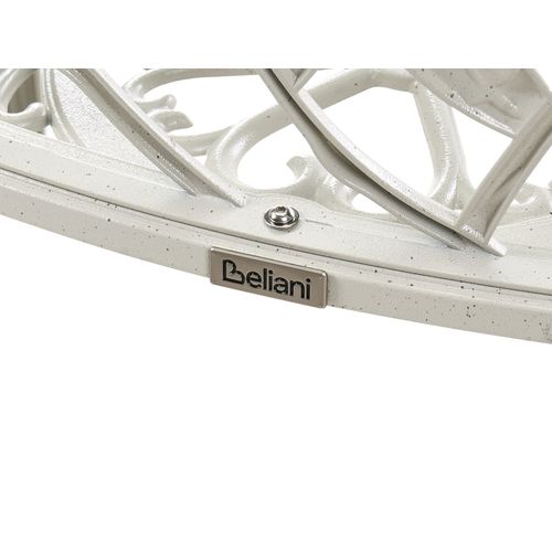 Banc De Jardin Piura 88 Cm Métal Blanc