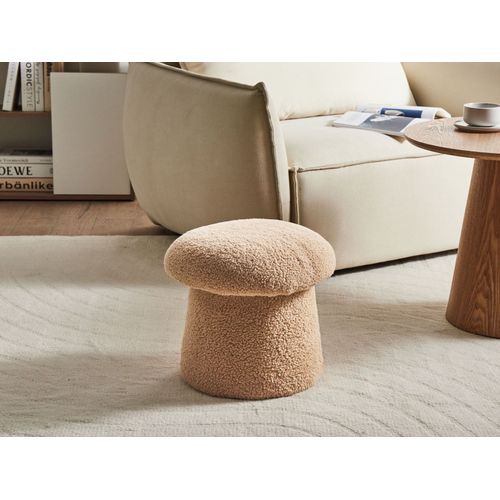 Pouf Eufaula Bouclé Beige
