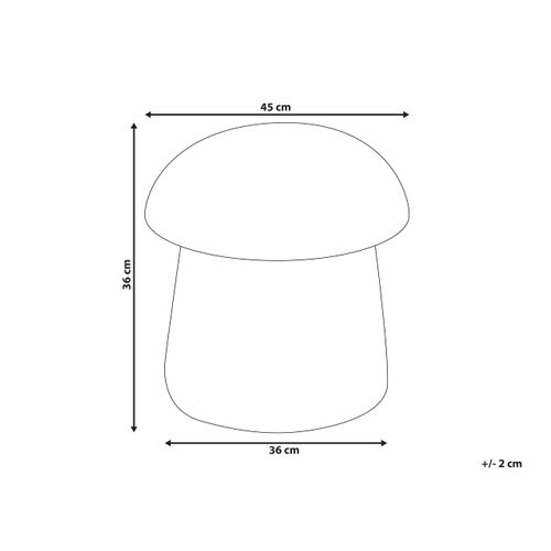 Pouf Eufaula Bouclé Beige