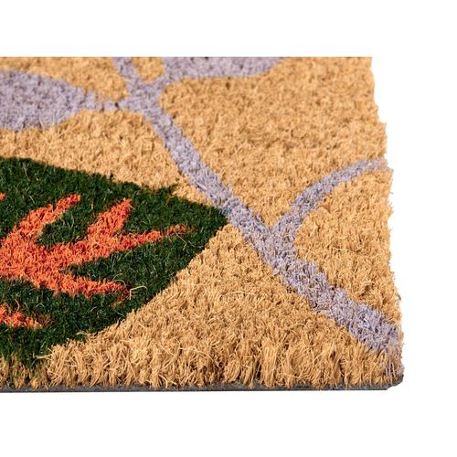 Paillasson Dagatan Multicolore 60 X 90 Cm Feuille Fibre De Coco