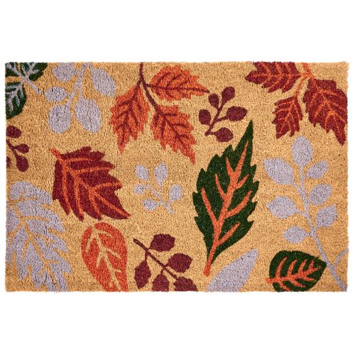 Paillasson Dagatan Multicolore 60 X 90 Cm Feuille Fibre De Coco