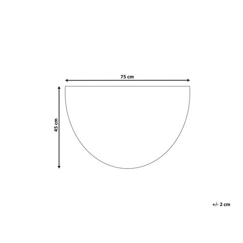 Paillasson Dalahican Naturel 45 X 75 Cm Fibre De Coco