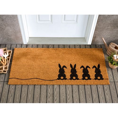 Paillasson Pulian Naturel 55 X 120 Cm Lapin Fibre De Coco