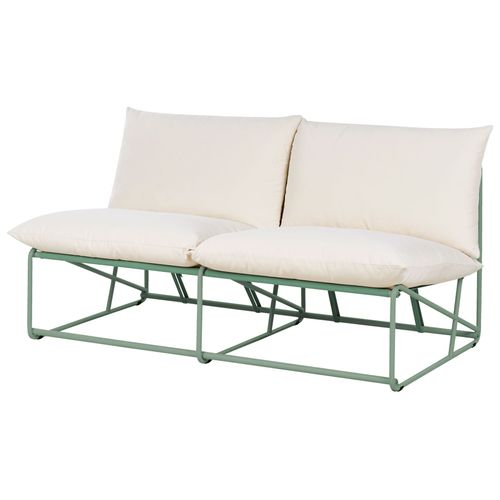 Canapé De Jardin 2 Places Pico Métal Vert
