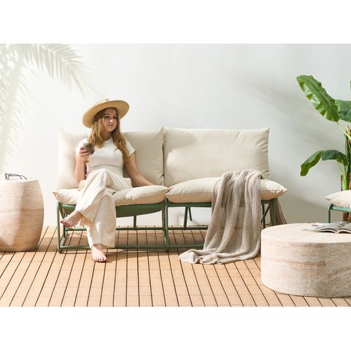 Canapé De Jardin 2 Places Pico Métal Vert