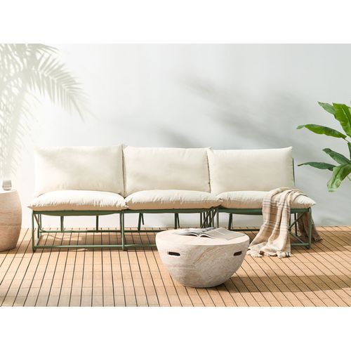 Ensemble De Canapés De Jardin 3 Places Pico Métal Vert