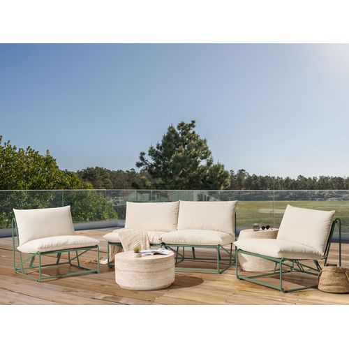 Ensemble De Canapés De Jardin 4 Places Pico Métal Vert