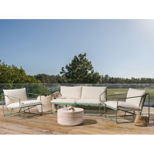 Ensemble De Canapés De Jardin 4 Places Ponte Métal Vert