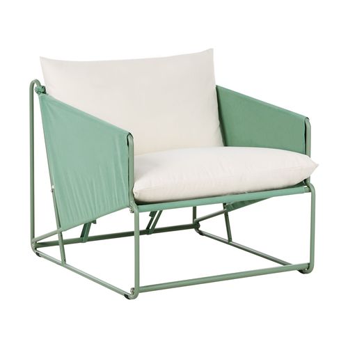 Ensemble De Canapés De Jardin 4 Places Ponte Métal Vert