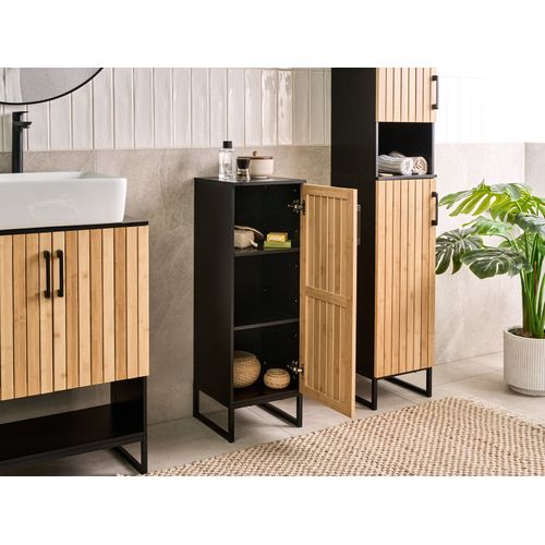 Meuble Haut Miscanti Bambou 30 Cm Marron Clair