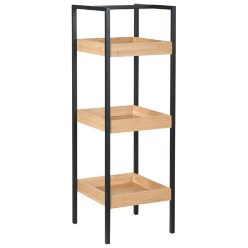 Étagère à 3 Niveaux Tajzara Bambou Marron Clair