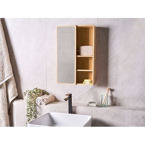 Armoire De Toilette Murale Guatavita 41 Cm 61 Cm Marron Clair