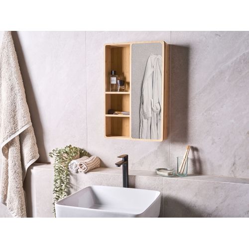 Armoire De Toilette Murale Guatavita 41 Cm 61 Cm Marron Clair