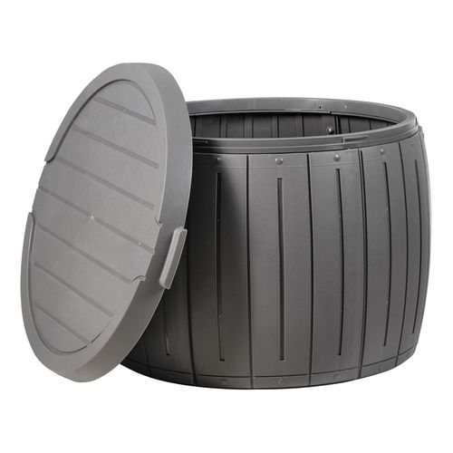 Coffre De Rangement Prinos 56 Cm 56 Cm Gris