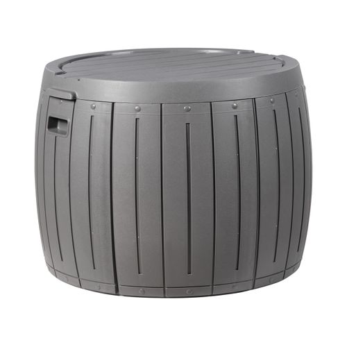 Coffre De Rangement Prinos 56 Cm 56 Cm Gris