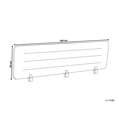 Cloison Amovible De Bureau Ziggy Gris Clair