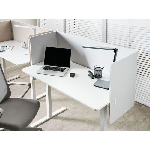 Cloison Amovible De Bureau Soloa Blanc Cassé