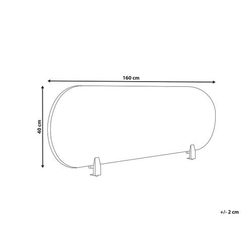 Cloison Amovible De Bureau Sparky Gris Foncé