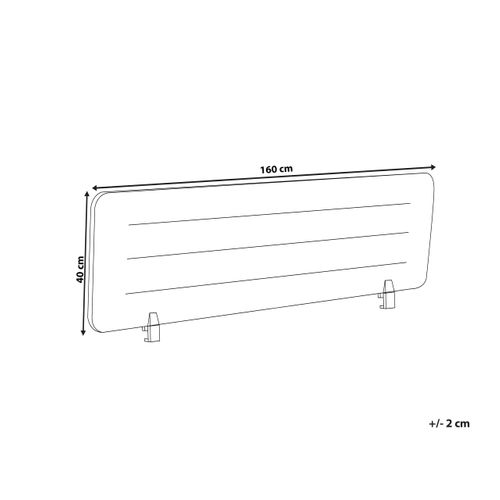 Cloison Amovible De Bureau Ziggy Gris Clair