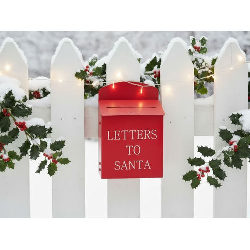Boîte Aux Lettres Du Père Noël Forssa 30 Cm Rouge