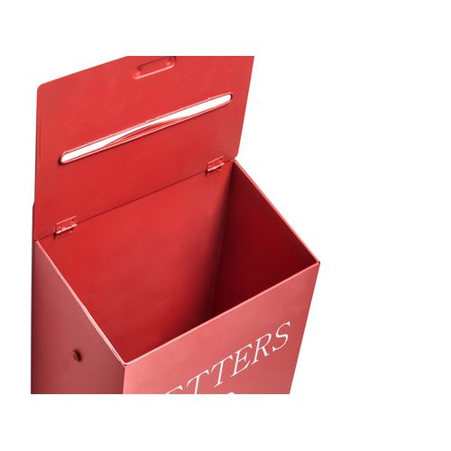 Boîte Aux Lettres Du Père Noël Forssa 30 Cm Rouge