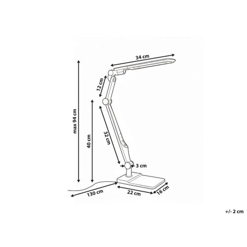 Lampe De Bureau LED Pegasi Avec Variateur Blanc