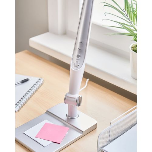 Lampe De Bureau LED Pegasi Avec Variateur Argenté