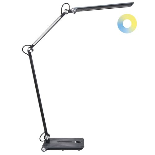 Lampe De Bureau LED Aquila Avec Variateur Gris
