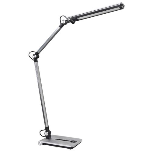 Lampe De Bureau LED Aquila Avec Variateur Argenté