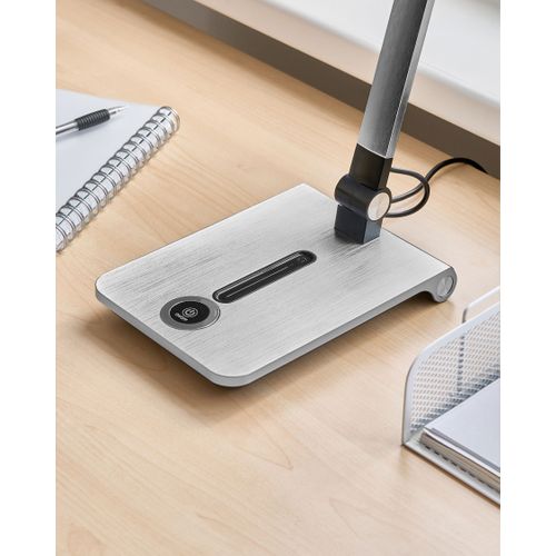 Lampe De Bureau LED Aquila Avec Variateur Argenté